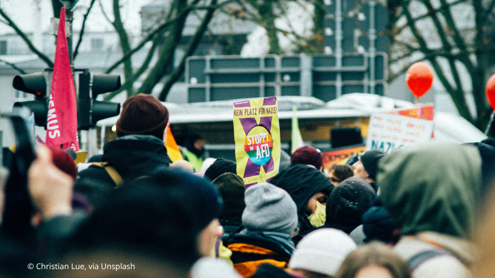 visuel manifestation anti AFD Allemagne